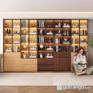 5 tủ sách gỗ công nghiệp cao cấp