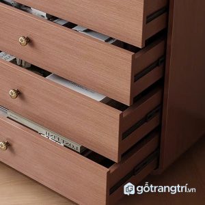 5 tủ sách gỗ kết hợp ngăn kéo