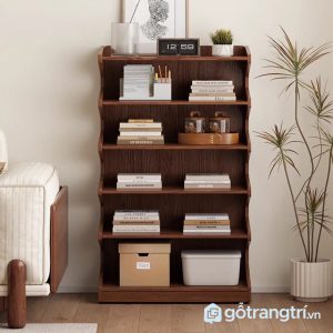 6 Kệ sách gỗ nhiều tầng
