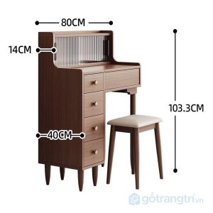 6 bàn trang điểm thông minh có khoang chứa