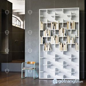 6 kệ sách chia ngăn độc đáo