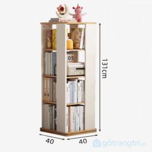 6 kệ sách xoay thông minh