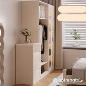 6 tủ quần áo hiện đại bo cạnh