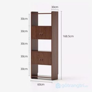 7 kệ sách kết hợp tủ