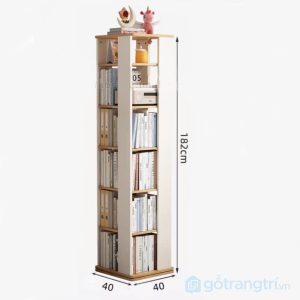 7 kệ sách xoay thông minh