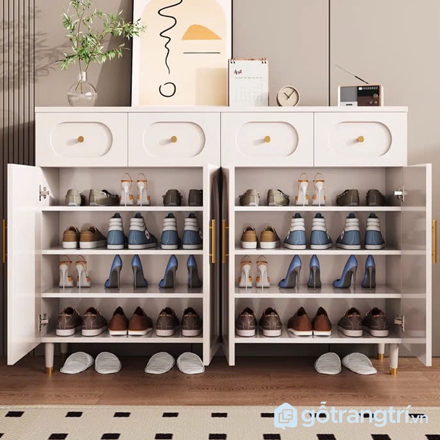 Tủ giầy phòng khách đẹp hiện đại GHS-52605a