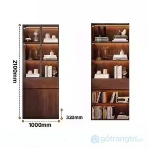 9 tủ sách gỗ công nghiệp cao cấp