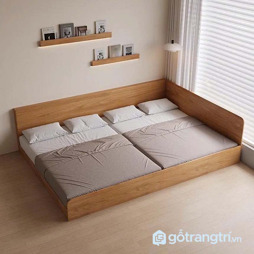 Giường 2 người riêng biệt không tầng