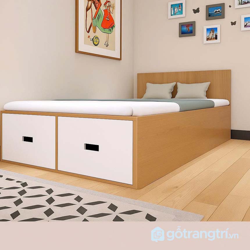 Giường tầng đôi không tầng trên thông minh GHS-9365