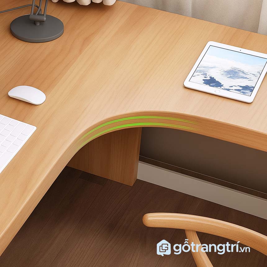 Bàn góc chữ L 2 chỗ ngồi GHS-42006