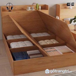5 giường đôi gỗ liền vách ngăn