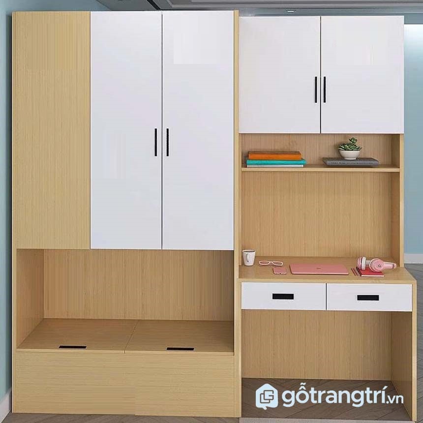 Giường ngủ kết hợp bàn học thông minh, tiết kiệm không gian GHS-9364