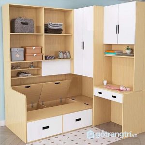6 giường ngủ kết hợp bàn học