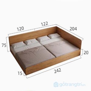 9 giường 2 người riêng biệt không tầng