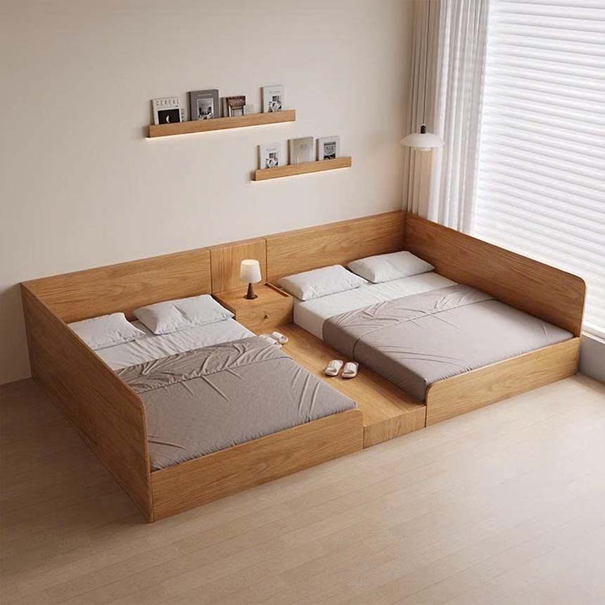 Giường 2 người riêng biệt không tầng