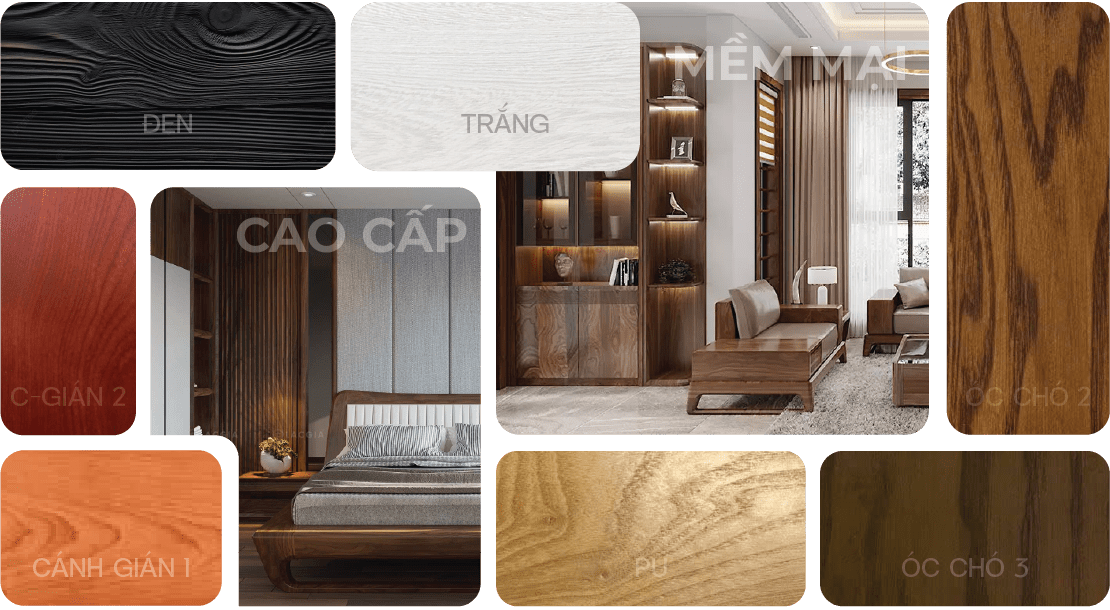 Bàn học liền giá sách gỗ tự nhiên GHS-42009