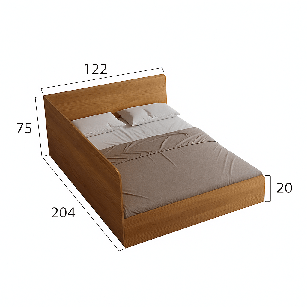 Giường 2 người riêng biệt không tầng GHS-9369 cho phòng nhỏ