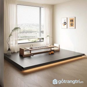 1 Giường bục gỗ nâng sàn