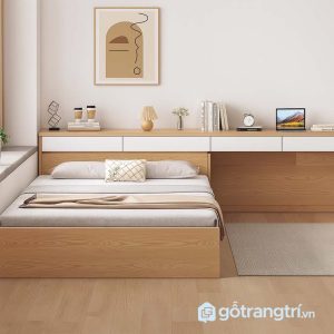 1 giường ngủ có ngăn kéo