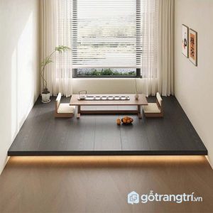 2 Giường bục gỗ nâng sàn