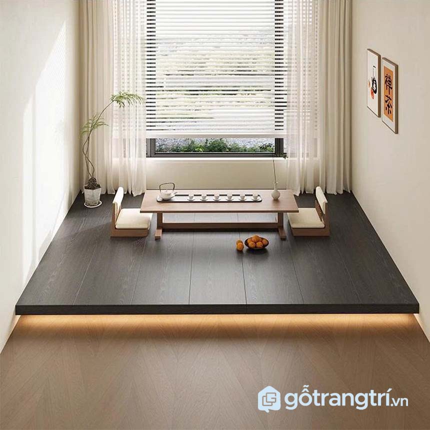 Giường bục gỗ nâng sàn GHS-9380