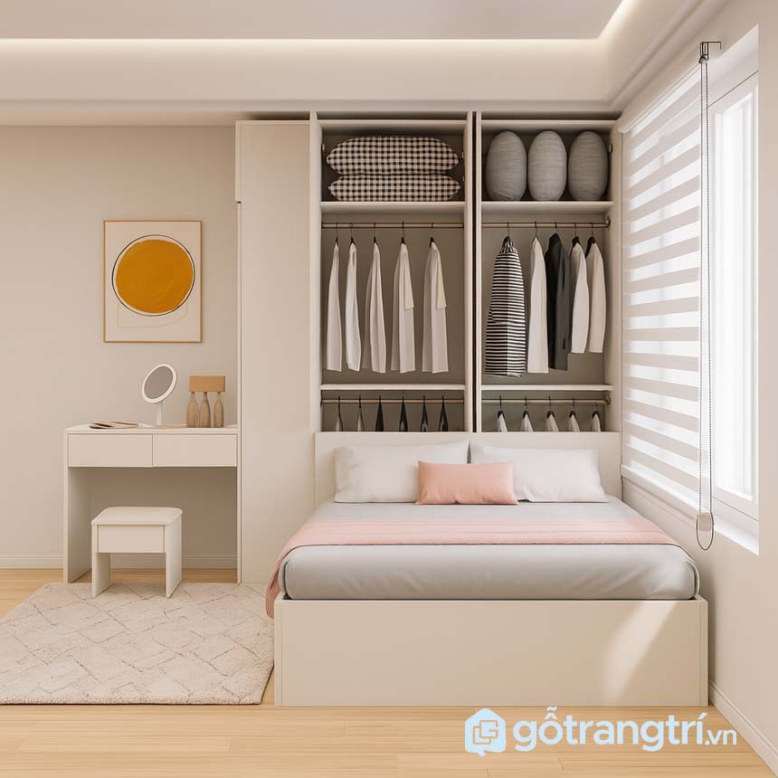 Giường ngủ liền tủ quần áo