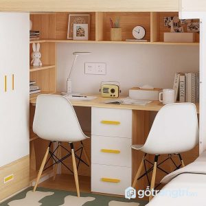3 giường tầng gỗ công nghiệp cho bé