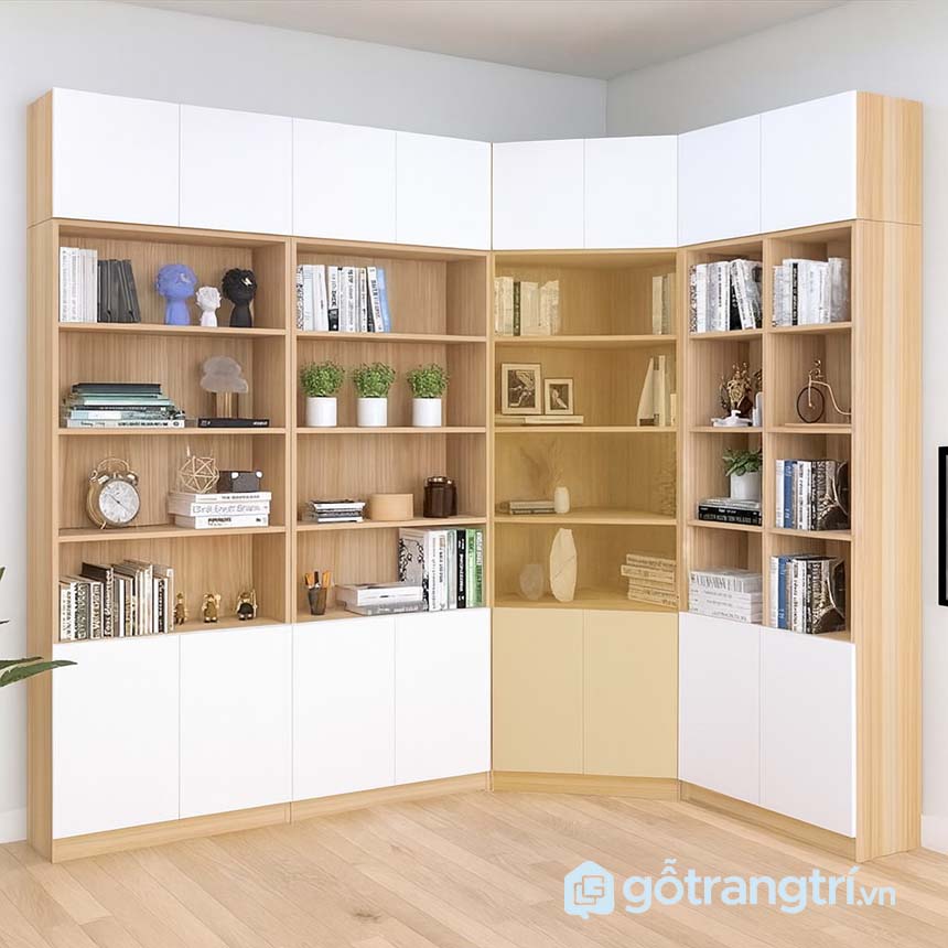 Kệ sách góc tường nhỏ gọn GHS-2669