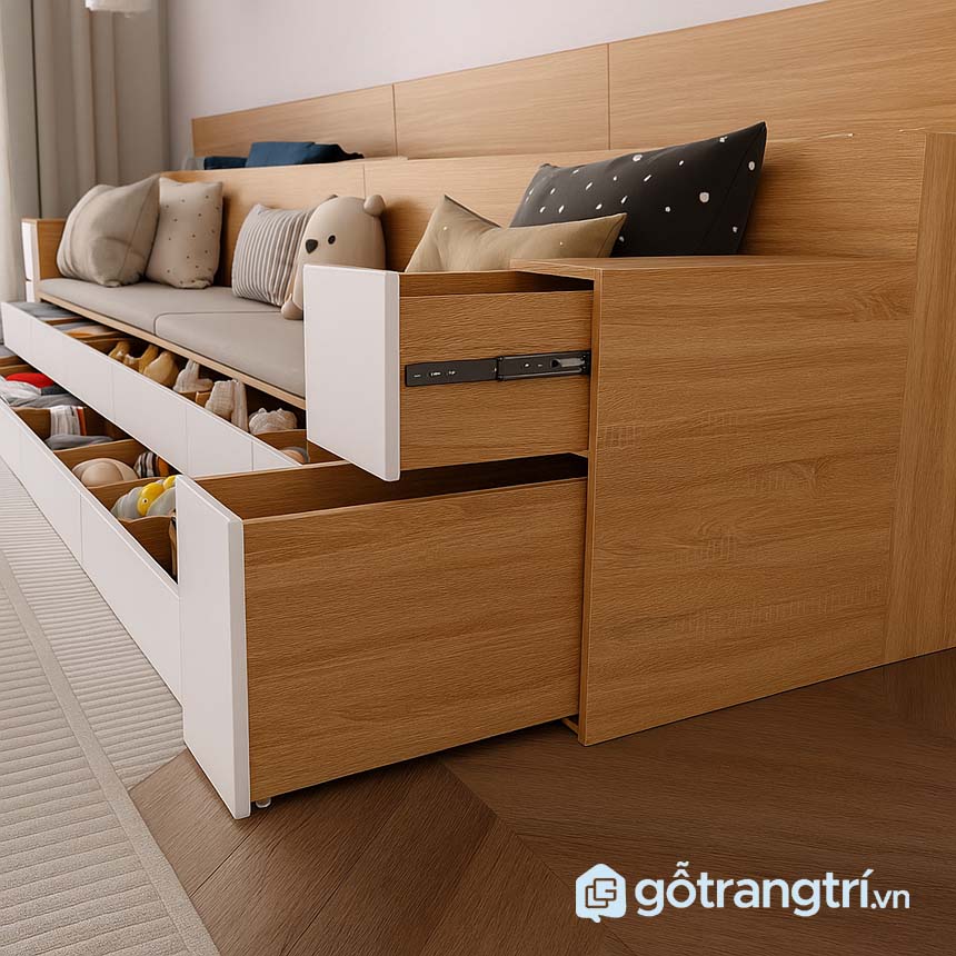 Ghế sofa bệt có ngăn kéo GHS-8399