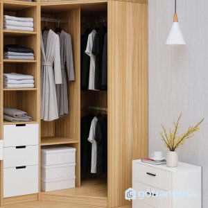 4 tủ quần áo góc chữ L