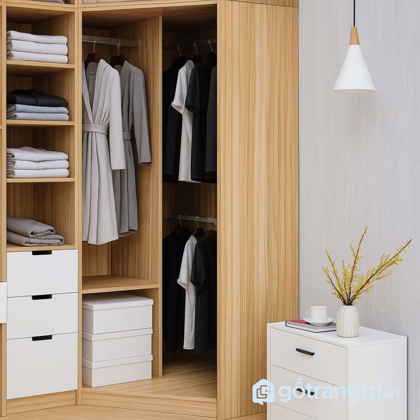 Tủ quần áo góc chữ L