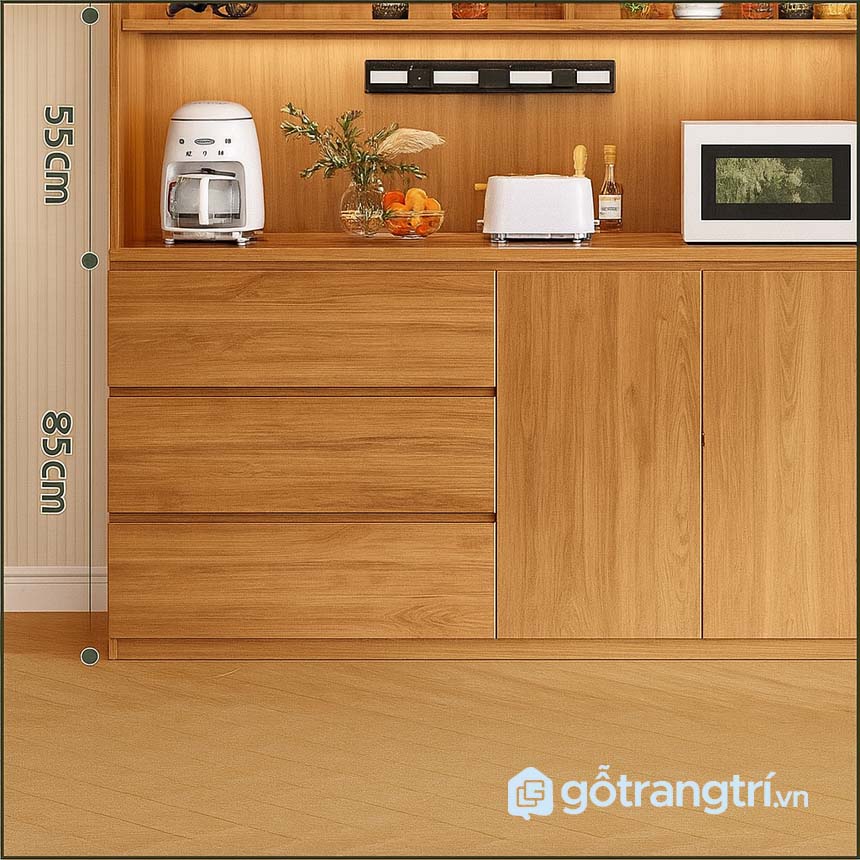 Tủ rượu gỗ hiện đại, sang trọng GHS-5276