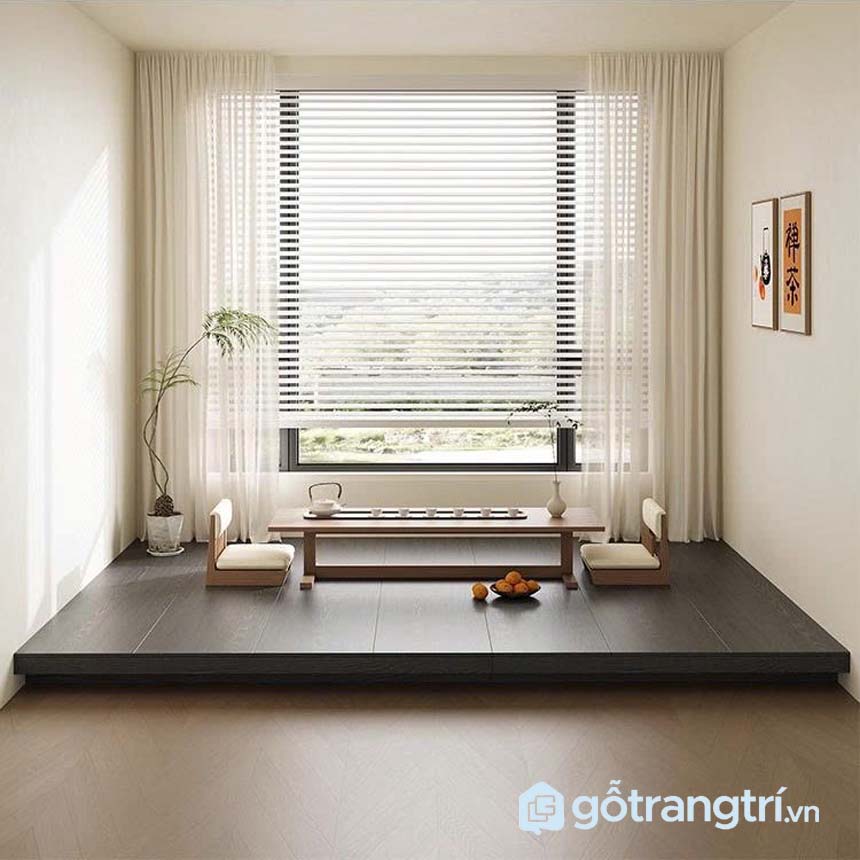 Giường bục gỗ nâng sàn GHS-9380