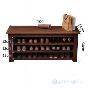 5 ghế băng kệ giày gỗ