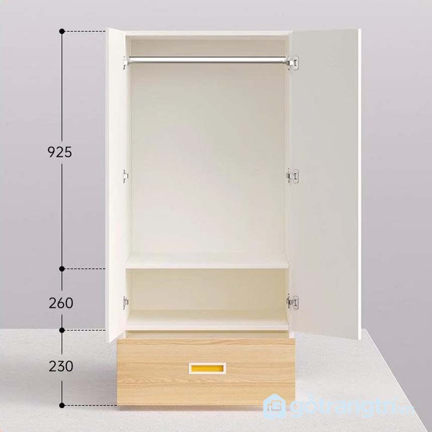 Giường tầng gỗ công nghiệp cho bé