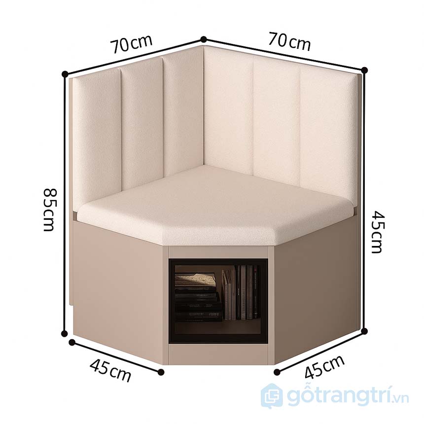 Sofa băng có tủ