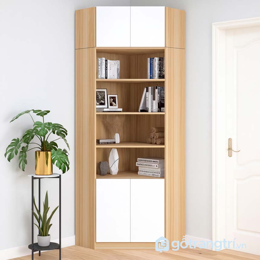 Kệ sách góc tường nhỏ gọn GHS-2669