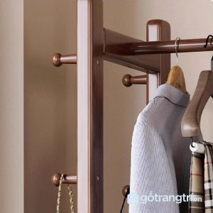 7 kệ treo quần áo gỗ đa năng