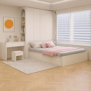 Giường ngủ liền tủ quần áo