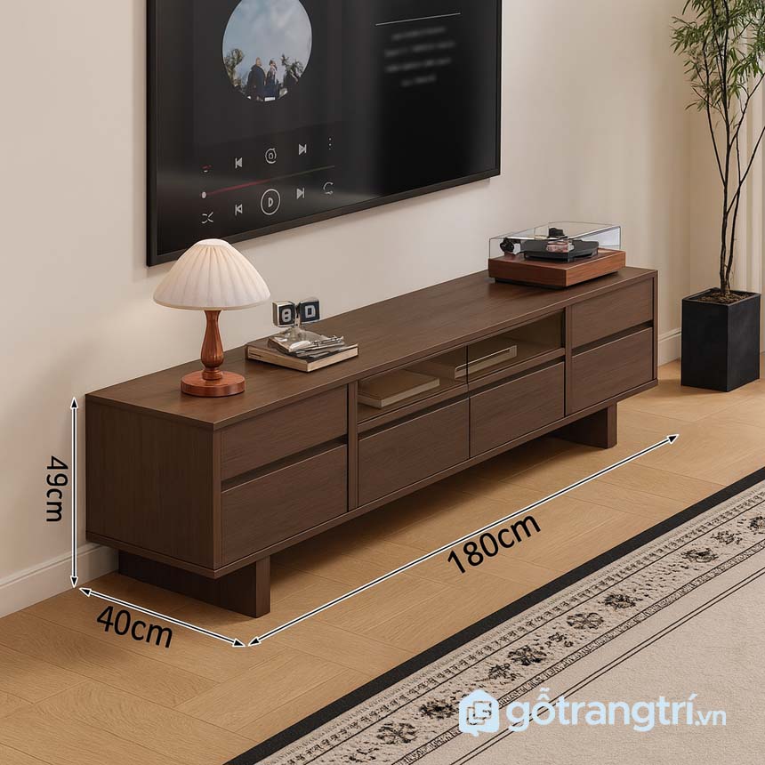 Kệ tivi phong cách Hàn Quốc tối giản