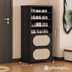 1 Tủ đựng giày cánh lật 5 tầng