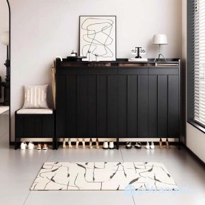 1 tủ giày kèm ghế ngồi