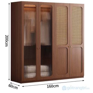 1tủ quần áo cánh mây