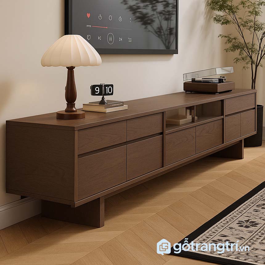 Kệ tivi phong cách Hàn Quốc tối giản