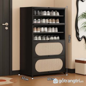 2 Tủ đựng giày cánh lật 5 tầng
