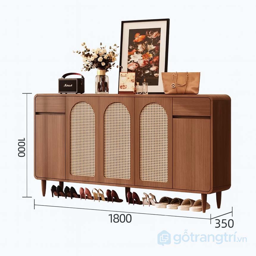 Tủ đựng giày phong cách Japan hiện đại, tinh tế GHS-6001