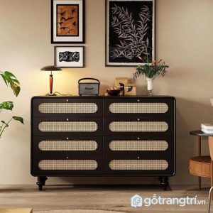 2 tủ ngăn kéo phong cách cổ điển