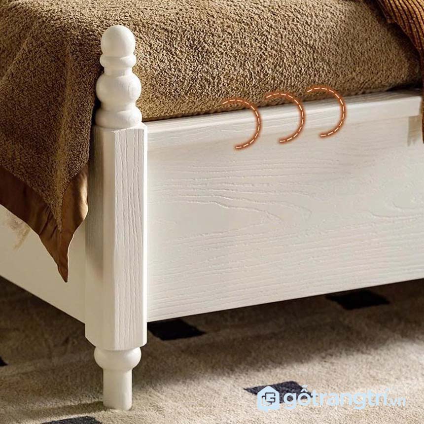 Giường ngủ gỗ tân cổ điển