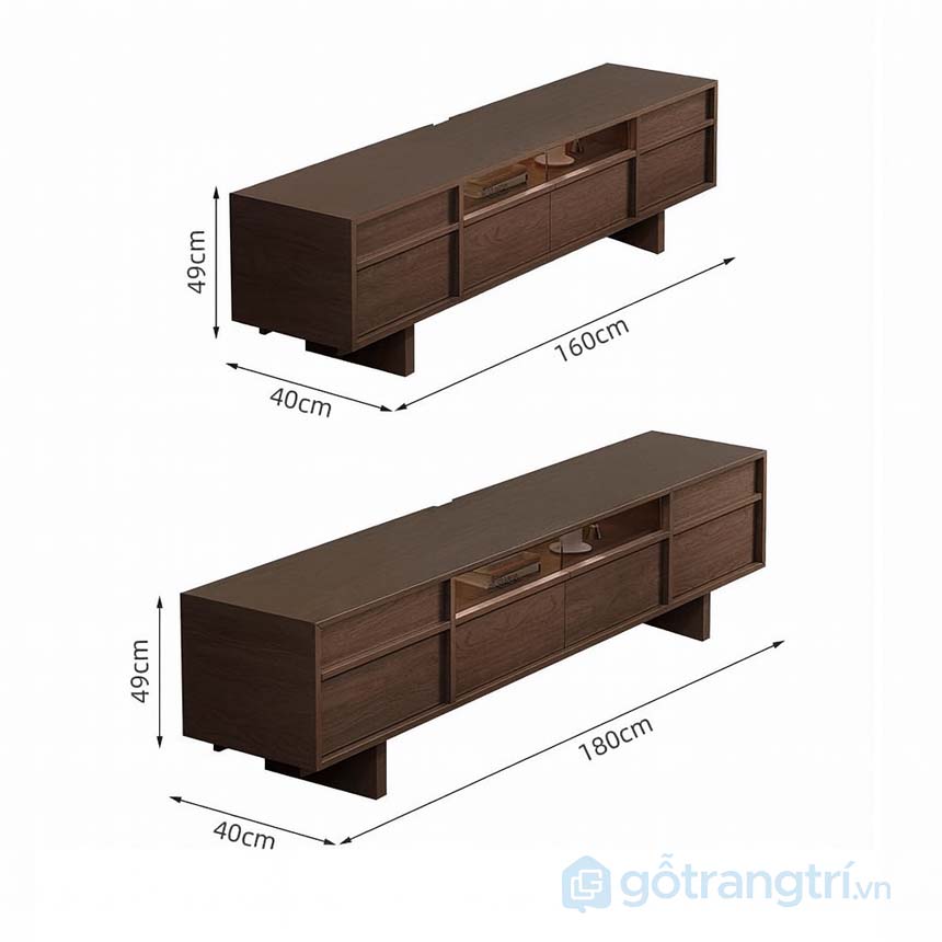 Kệ tivi phong cách Hàn Quốc tối giản
