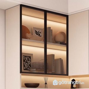 3 bàn học chữ L có giá sách